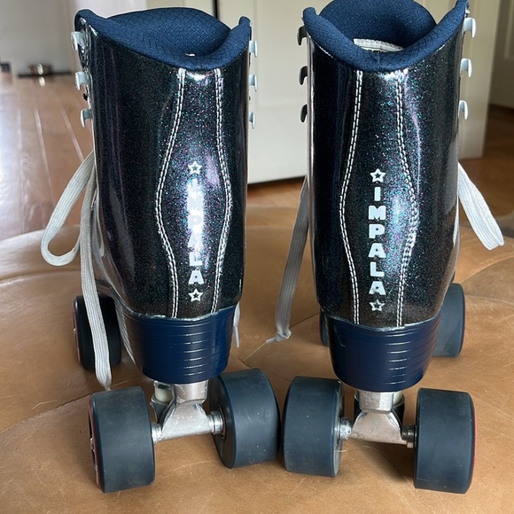 Impala Navy Sparkle Rollerskate - W 7 - Picture 5 of 8
